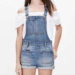 MADEWELL Adirondack Short Overalls Size S - Isley
